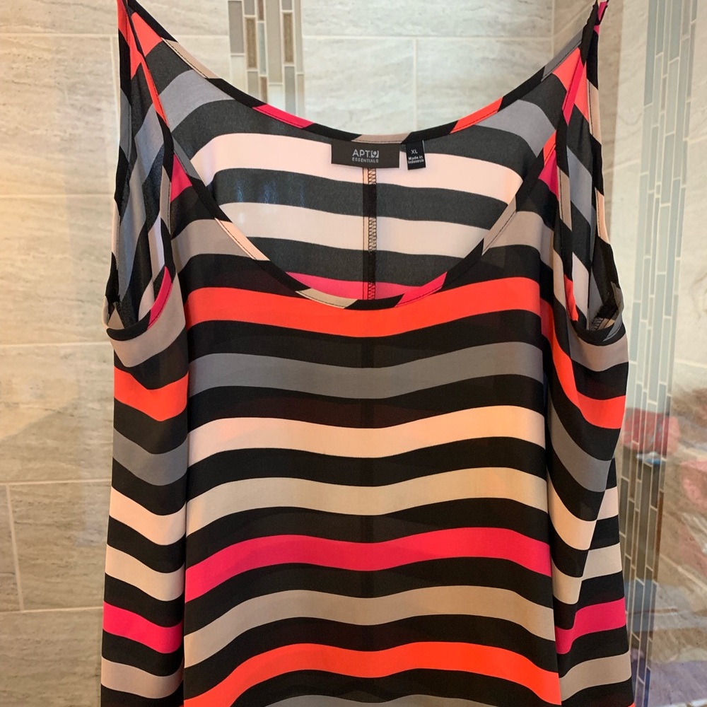 Striped colorful tank